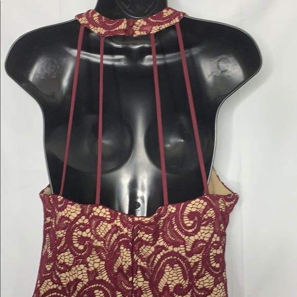 B Darlin open back A line mini dress - Picture 5 of 10